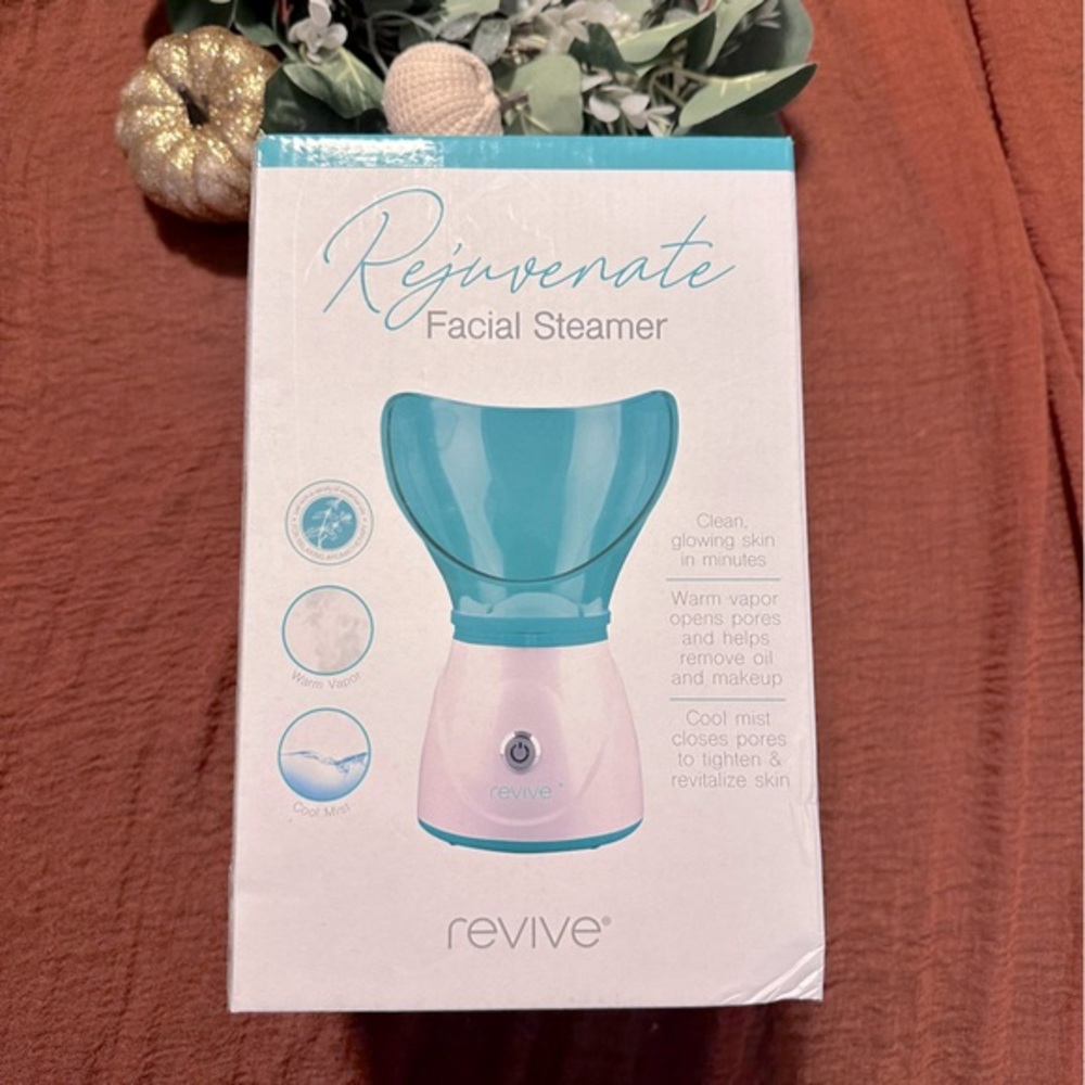 Womens rejuvenate facial steamer machine with cool mist and warm vapor steamer